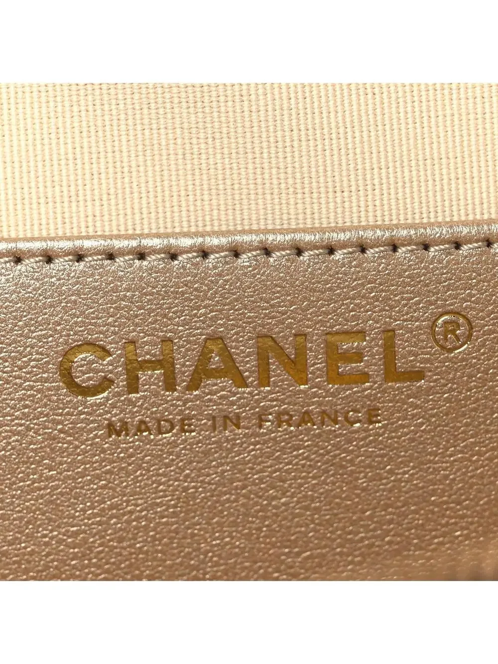 Chanel Metallic Lambskin Quilted Cc In #329604C67B